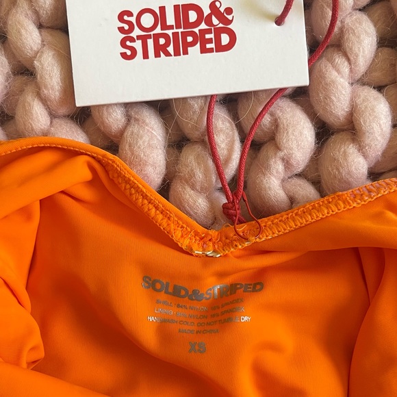 Solid & Striped Lucia Ruched One-Piece Swimsuit XS - Picture 8 of 8